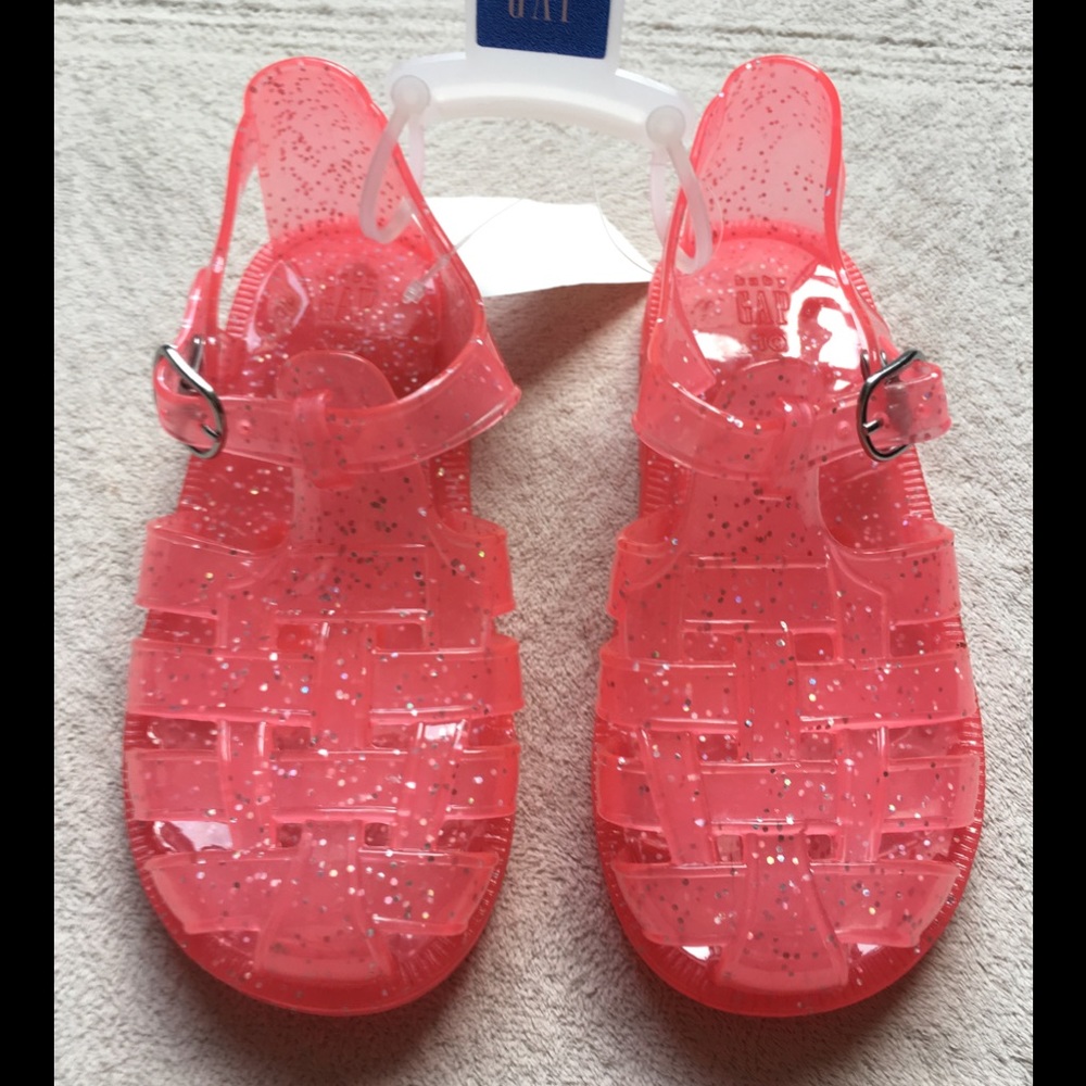 Gap Kids Scented Jelly Flat Sandals, Size 10, Pink